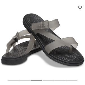 Crocs tulum translucent size 11